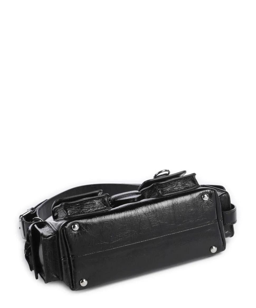 Amelia Small Schultertasche Rindsleder schwarz