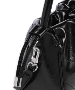 Amys Bucket bag Lederimitat schwarz