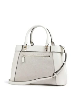 Anadela Handtasche Lederimitat, Baumwolle natur/weiß