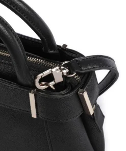 Anadela Mini Handtasche Lederimitat schwarz