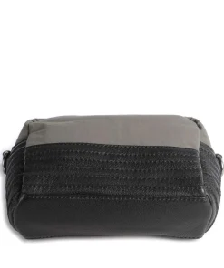 Anea Umhängetasche Polyester, genarbtes Leder schwarz/grün