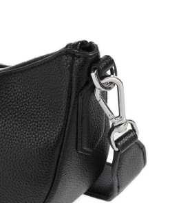 Anett Schultertasche Lederimitat schwarz