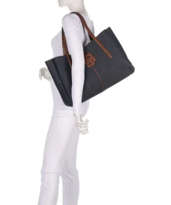 Anett Shopper Baumwolle dunkelblau