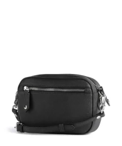 Anna Saffiano Biogreen Umhängetasche Lederimitat schwarz