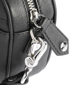 Anna Saffiano Biogreen Umhängetasche Lederimitat schwarz