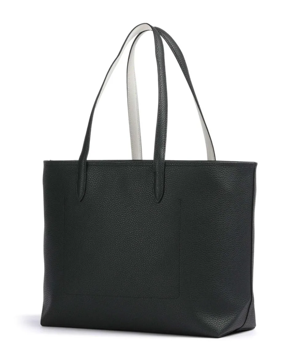 Anna Shopper Lederimitat schwarz