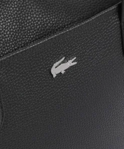 Anna Shopper Lederimitat schwarz