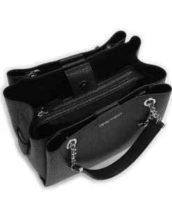 Annie Handtasche Lederimitat schwarz