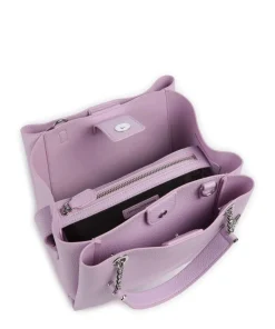 Annie Handtasche Lederimitat rosa