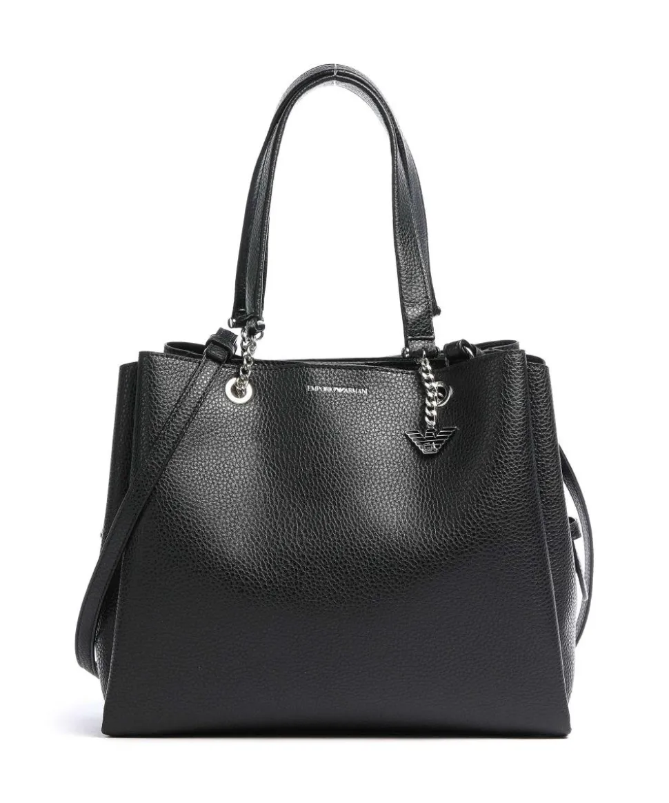 Annie Shopper Lederimitat schwarz