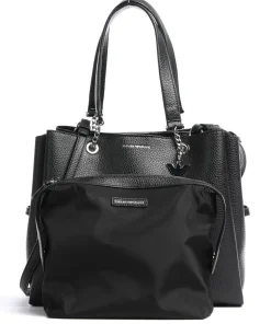 Annie Shopper Lederimitat schwarz
