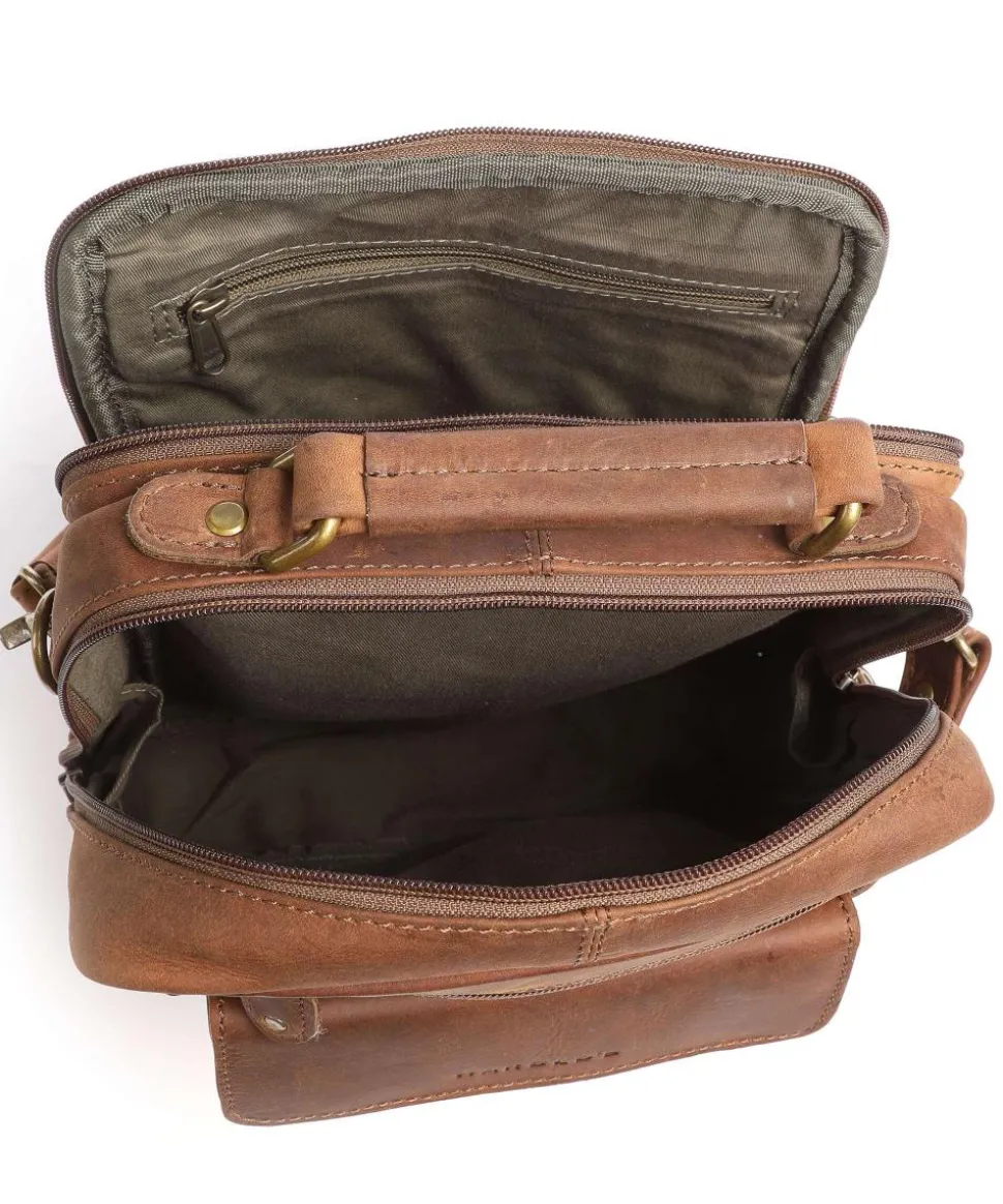 Antic L Umhängetasche Rindsleder braun