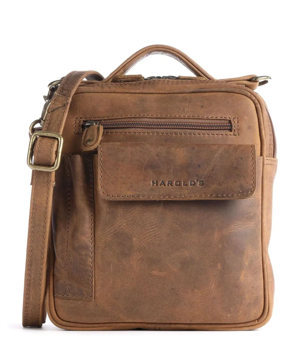 Antic M Umhängetasche Rindsleder braun