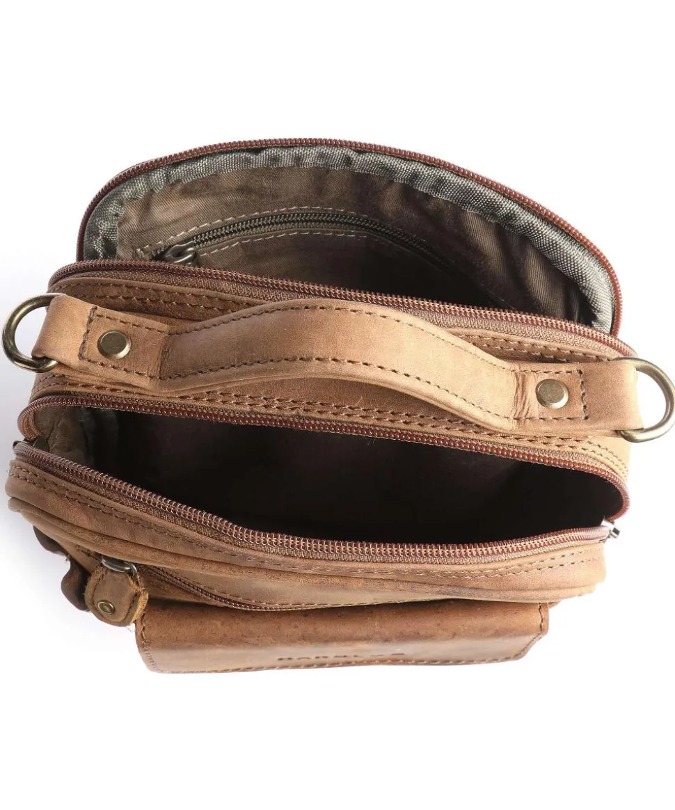 Antic M Umhängetasche Rindsleder braun