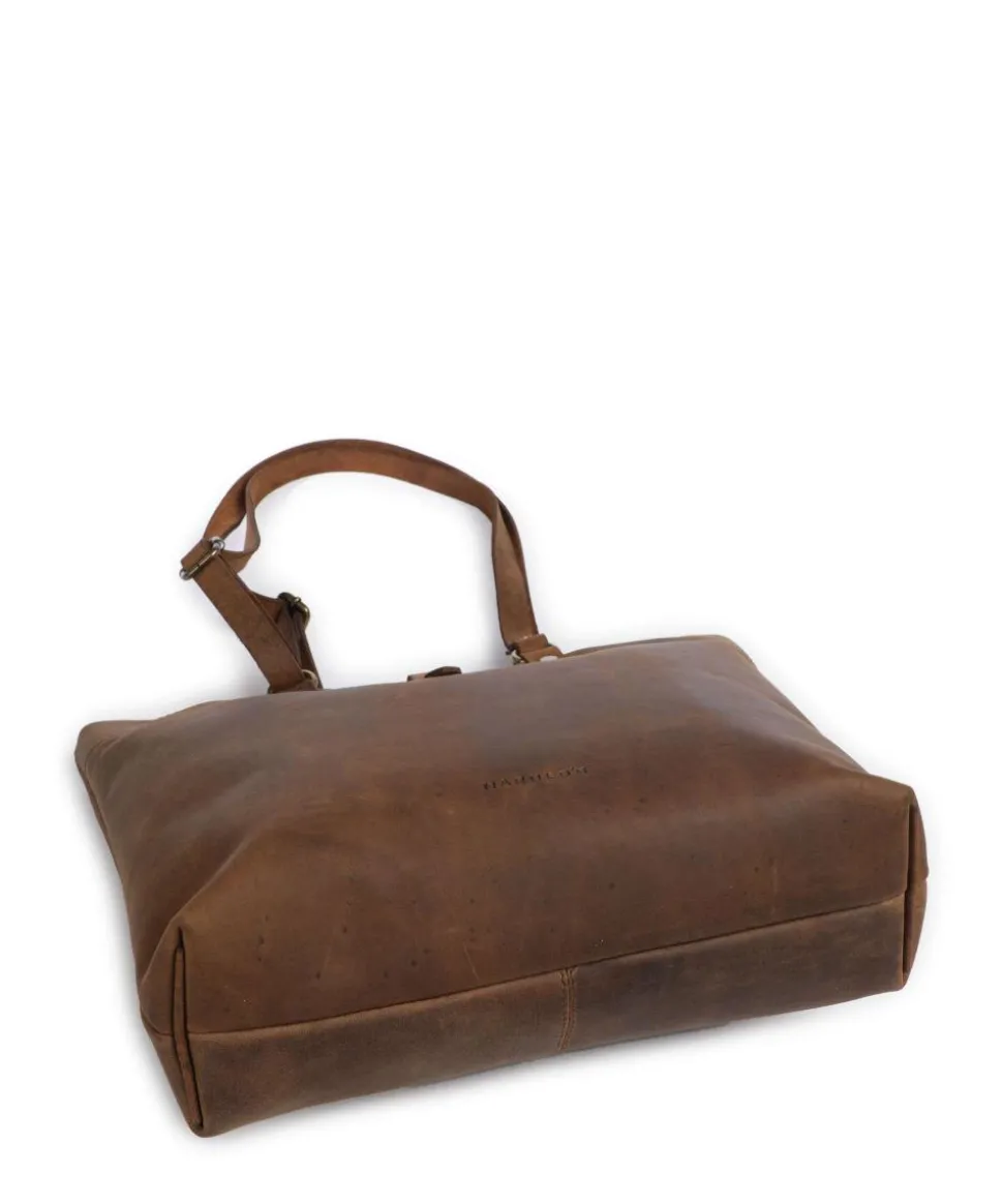 Antic Shopper aufgerautes Rindsleder braun