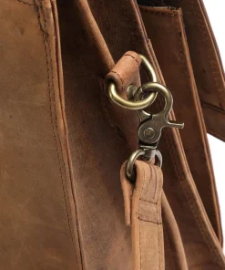 Antico Aktentasche Leder braun