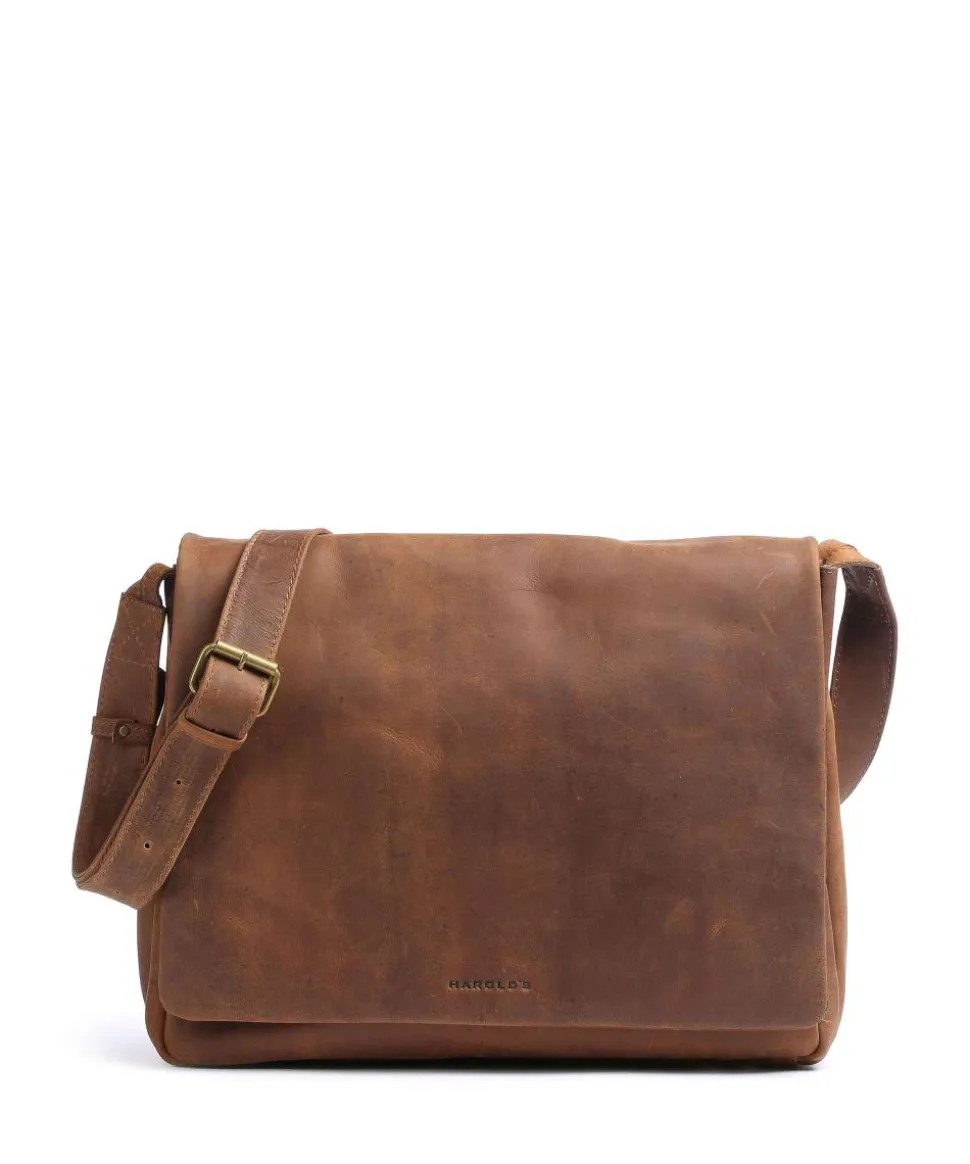 Antico Kuriertasche Leder braun