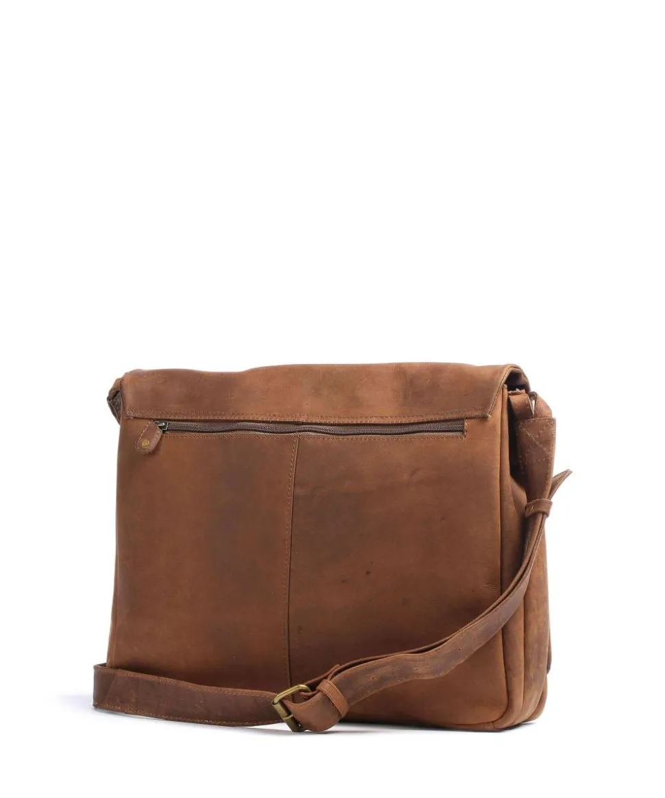 Antico Kuriertasche Leder braun