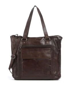 Apache Amina Aktentasche 15″ fein genarbtes Leder dunkelbraun