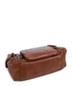 Apache Jaclyne Schultertasche genarbtes Rindsleder cognac