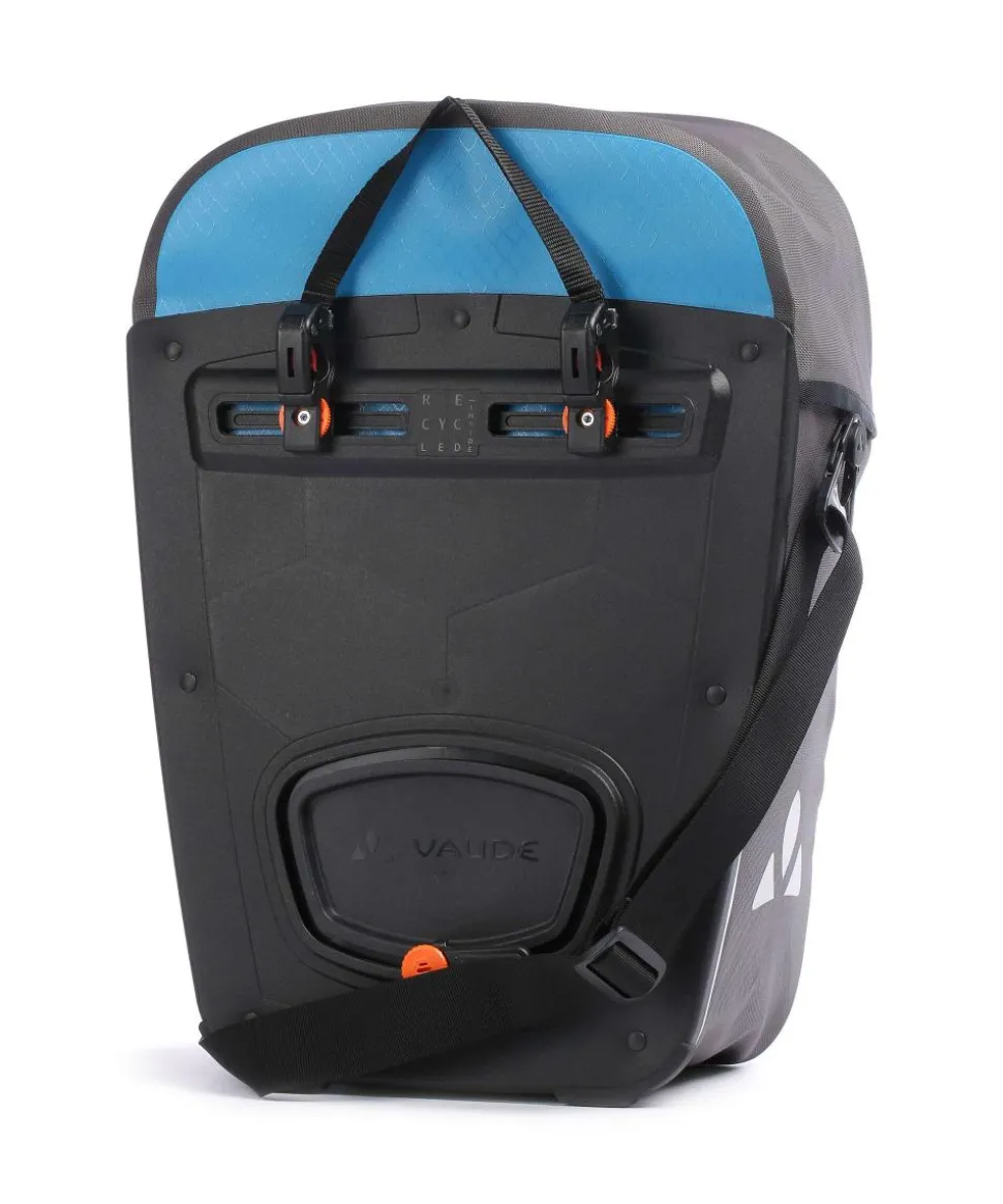 Aqua Commute Single Aktentasche 13″ recyceltes Polyester blau/grau