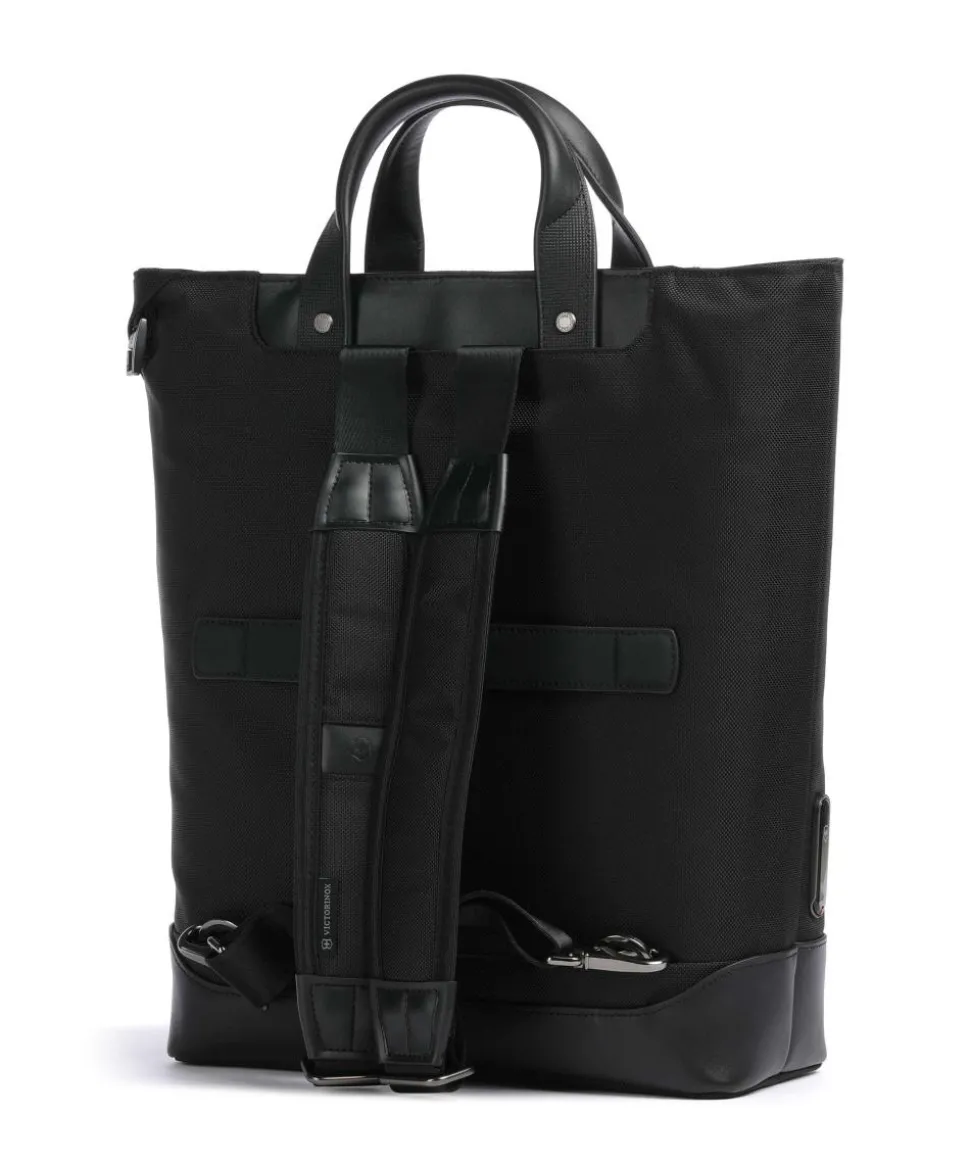 Architecture Urban 2 Shopper 15″ Nylon, fein genarbtes Leder schwarz