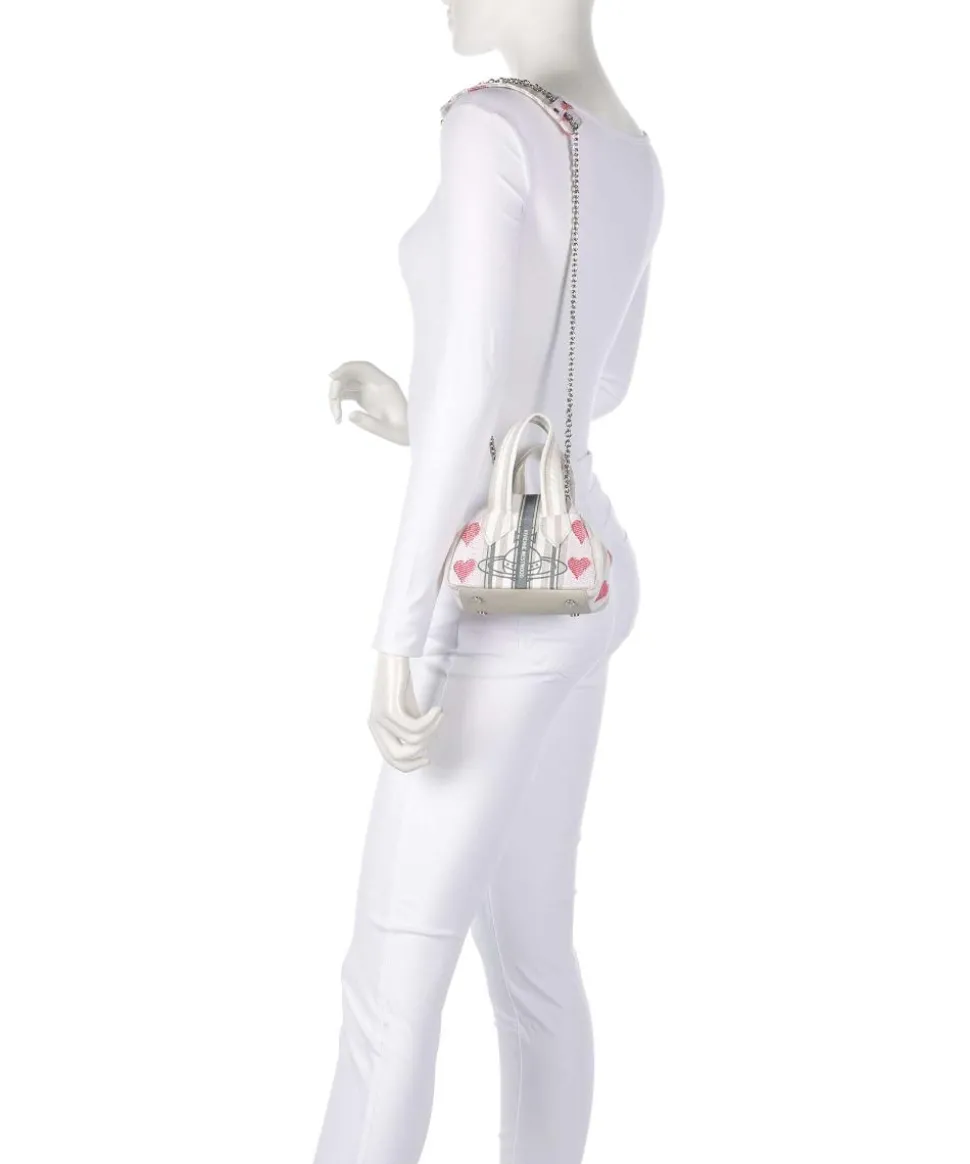 Archive Linen Heart Stripes Mini Umhängetasche Textil mehrfarbig