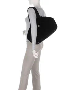 Archive Velvet Large Shopper Samtgewebe schwarz