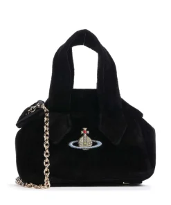 Archive Velvet Mini Umhängetasche Samtgewebe schwarz