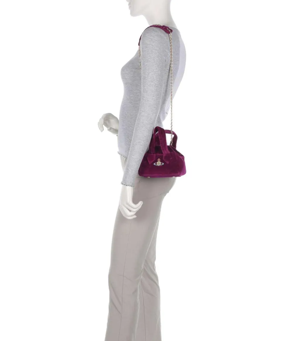 Archive Velvet Mini Umhängetasche Samtgewebe violett