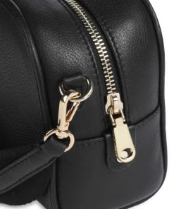 Arden Crescent Umhängetasche genarbtes Rindsleder schwarz/weiß