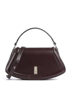 Ariell M Handtasche glattes Rindsleder bordeaux