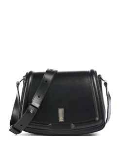 Ariell Umhängetasche fein genarbtes Rindsleder schwarz