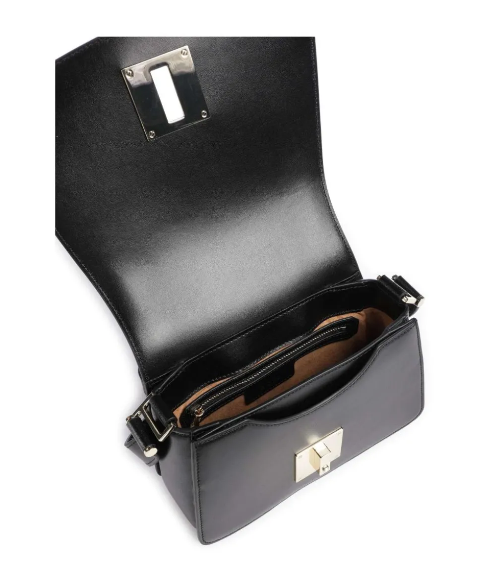 Ariell Umhängetasche fein genarbtes Rindsleder schwarz