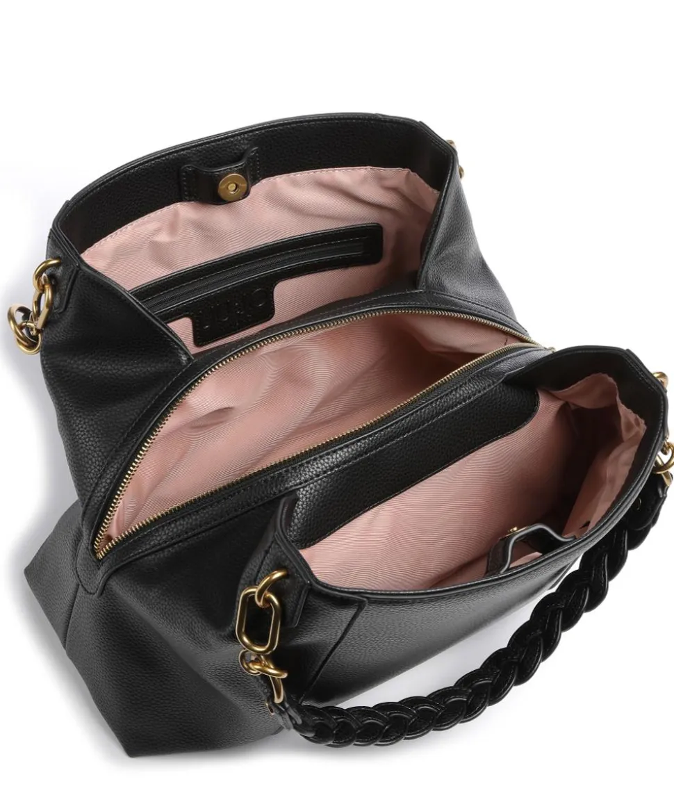 Arizona Beuteltasche Lederimitat schwarz