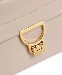 Arlettis Handtasche genarbtes Rindsleder altrosa