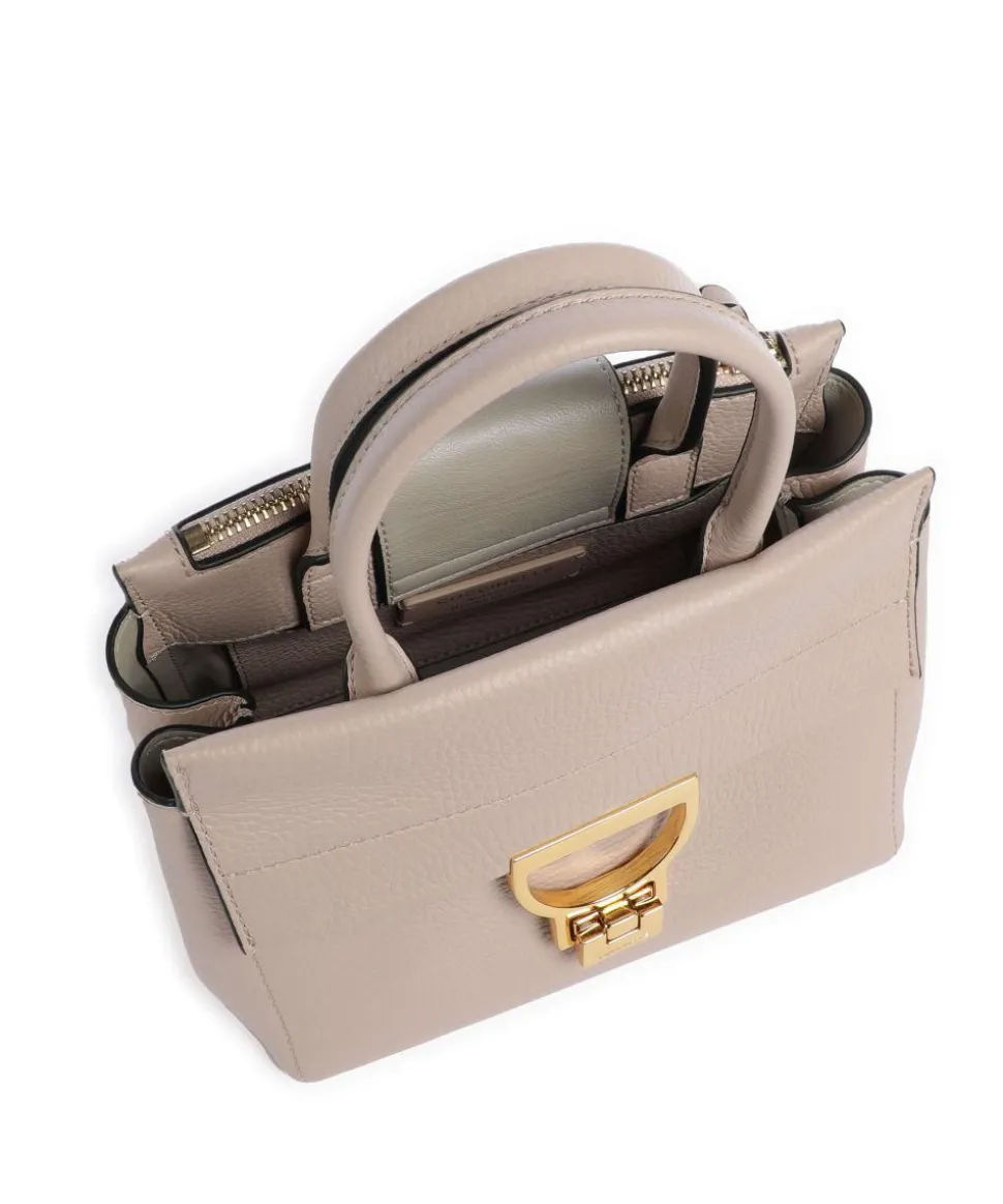 Arlettis Handtasche genarbtes Rindsleder altrosa