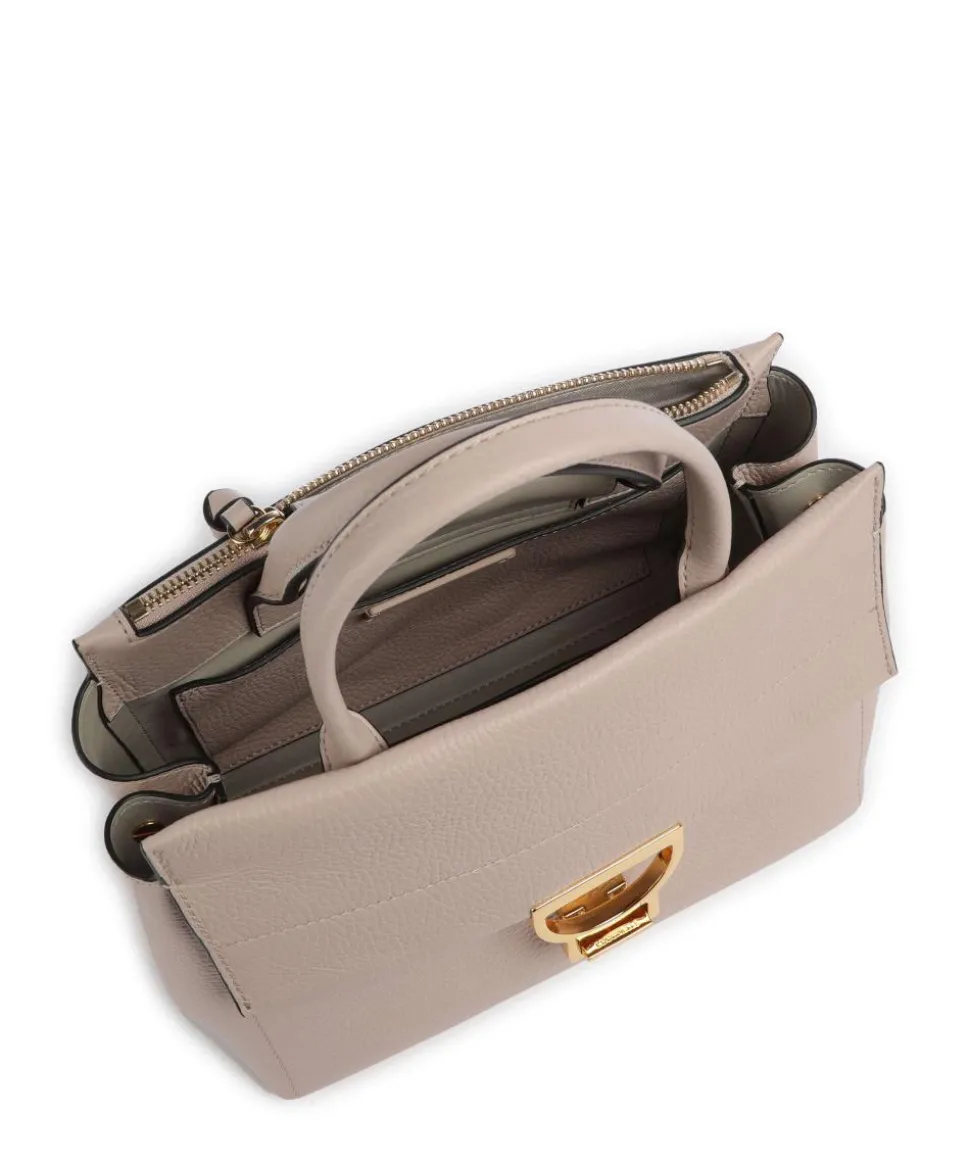 Arlettis Handtasche genarbtes Rindsleder altrosa