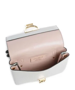 Arlettis Umhängetasche genarbtes Leder hellblau