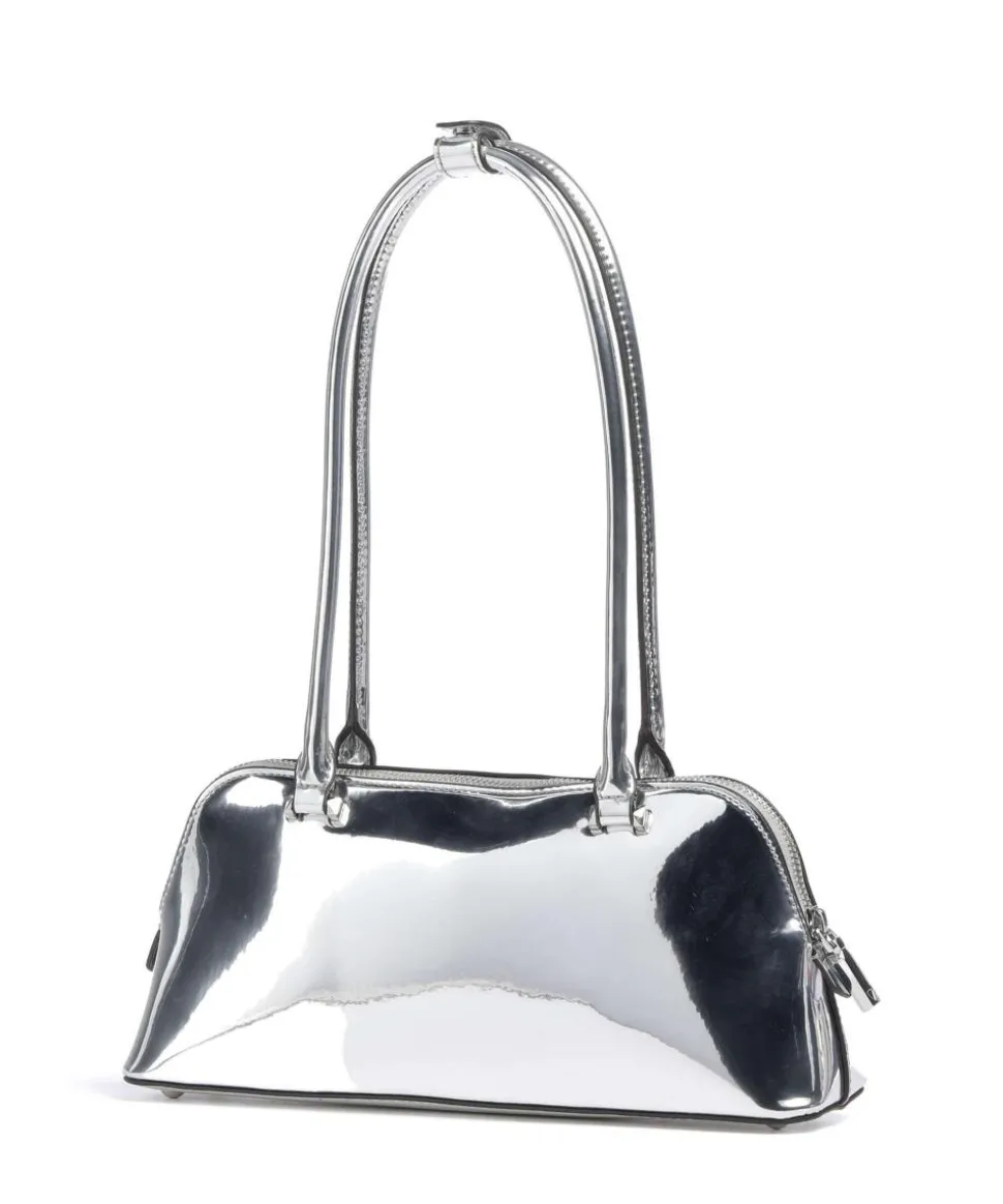 Arnela Mirror Schultertasche Lederimitat silber