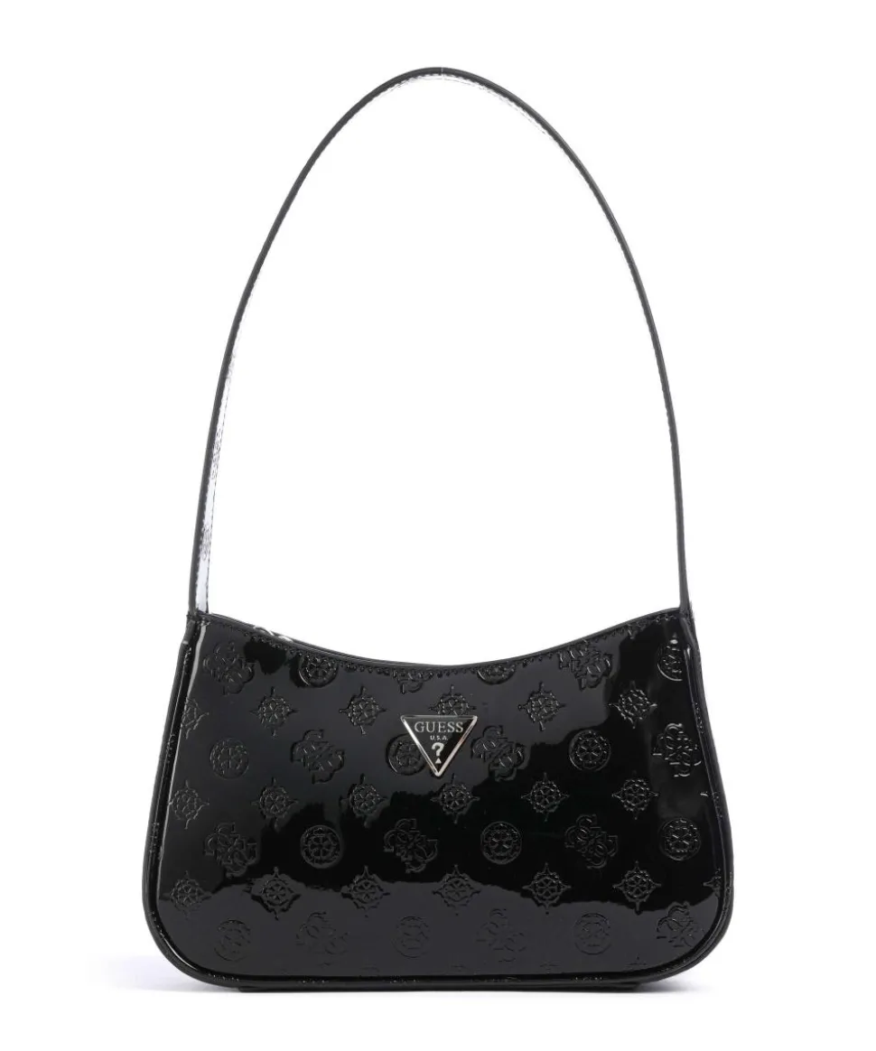 Arnela Schultertasche Lederimitat schwarz