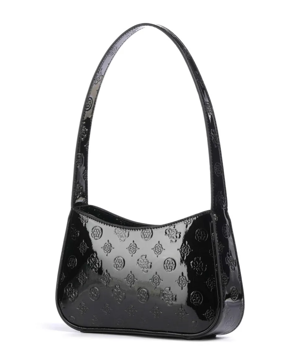 Arnela Schultertasche Lederimitat schwarz