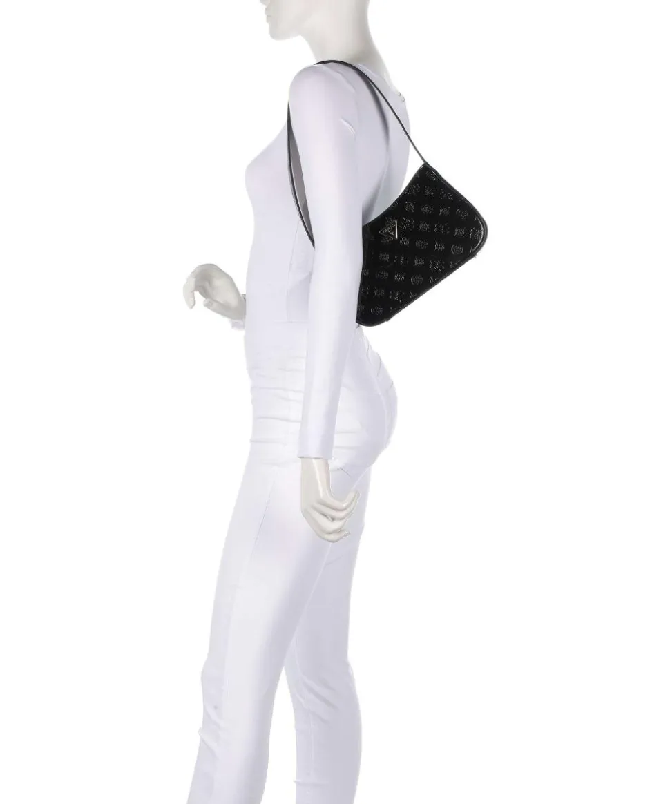 Arnela Schultertasche Lederimitat schwarz