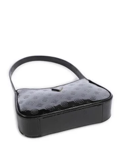 Arnela Schultertasche Lederimitat schwarz