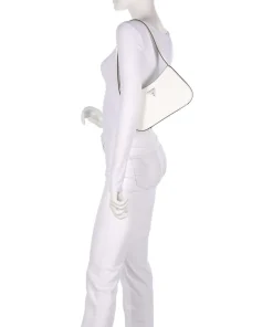 Arnela Schultertasche Lederimitat weiß