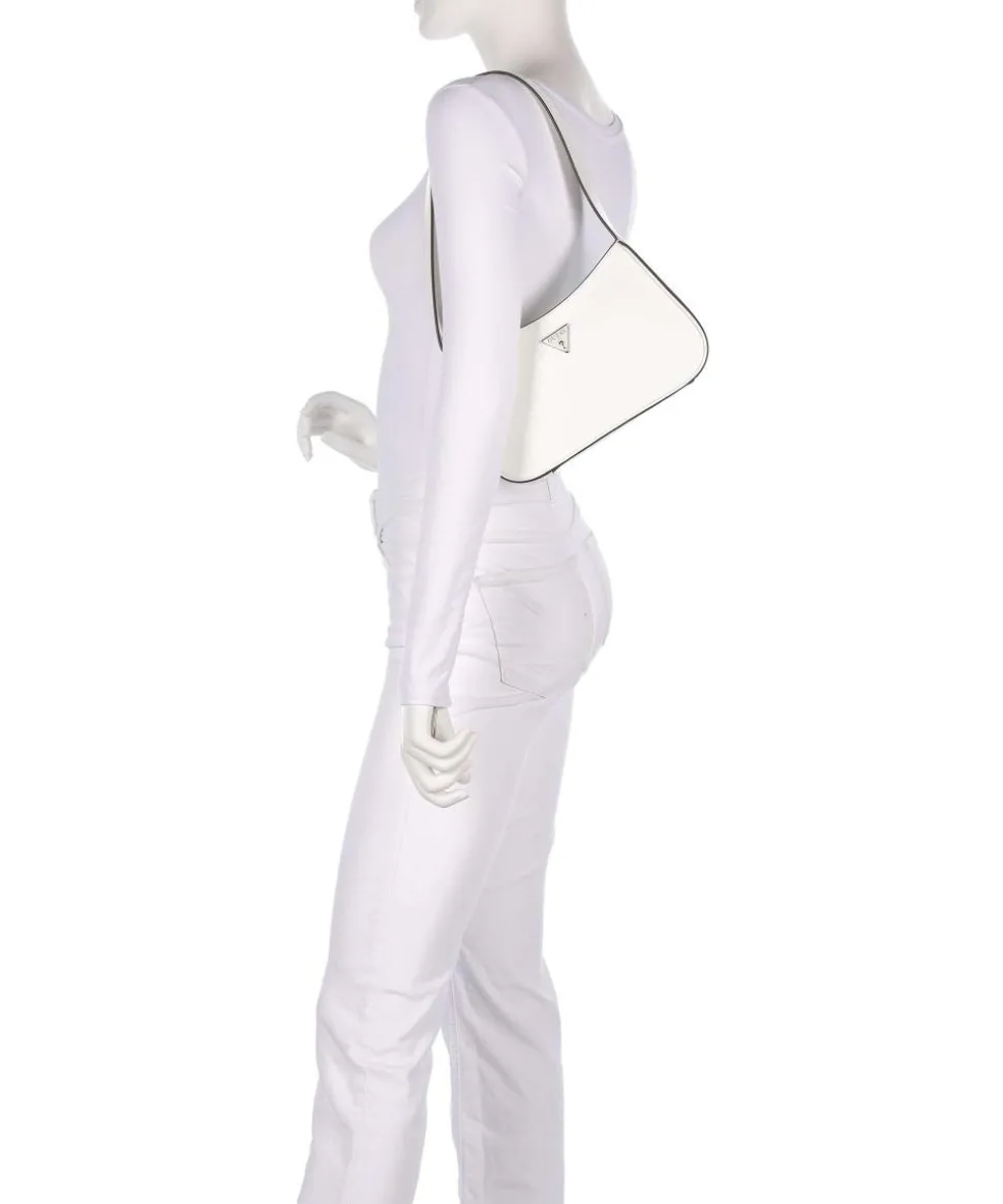 Arnela Schultertasche Lederimitat weiß