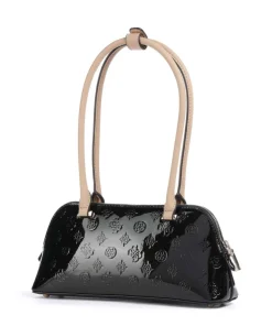 Arnela Schultertasche Lederimitat schwarz