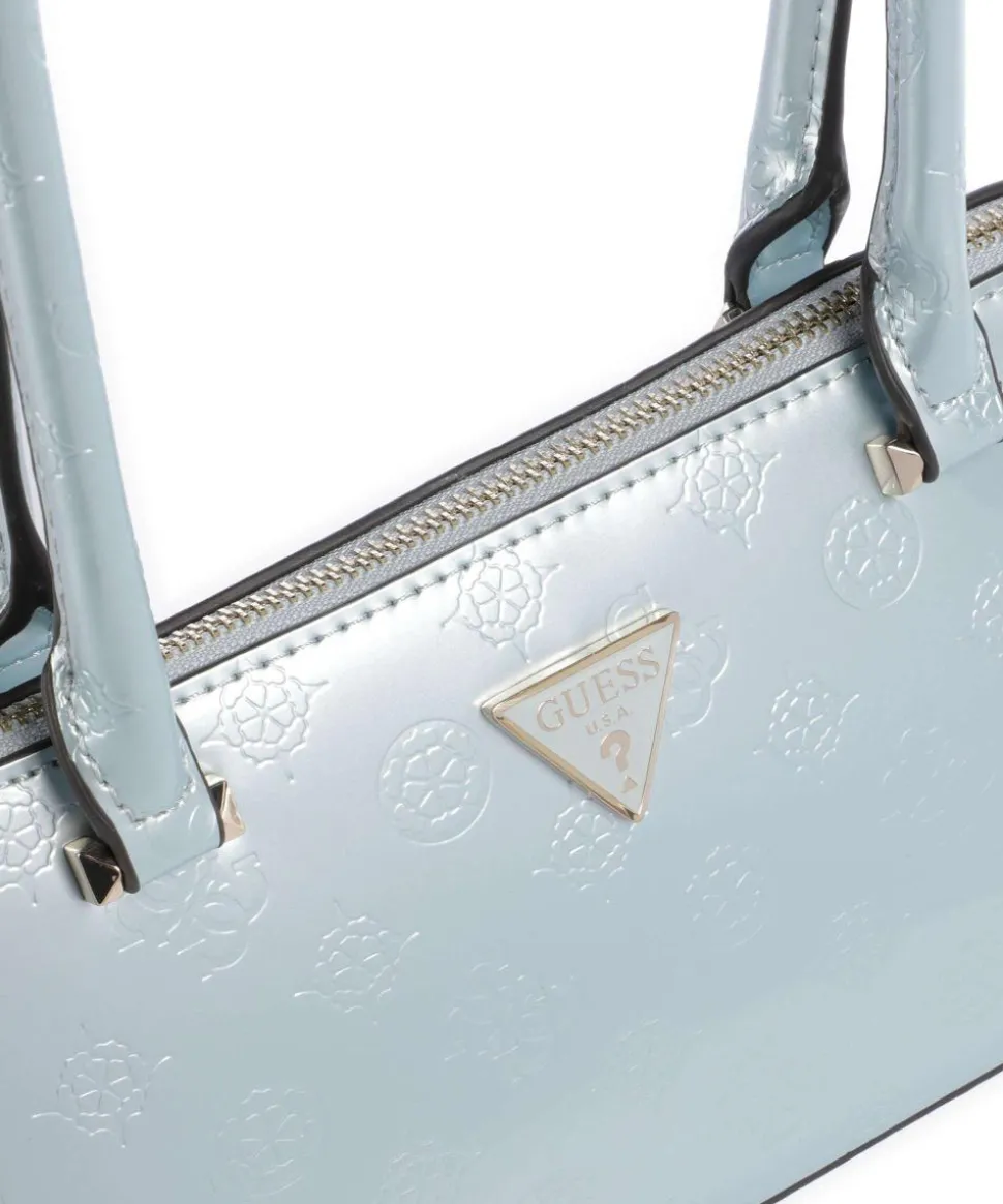 Arnela Schultertasche Lederimitat hellblau