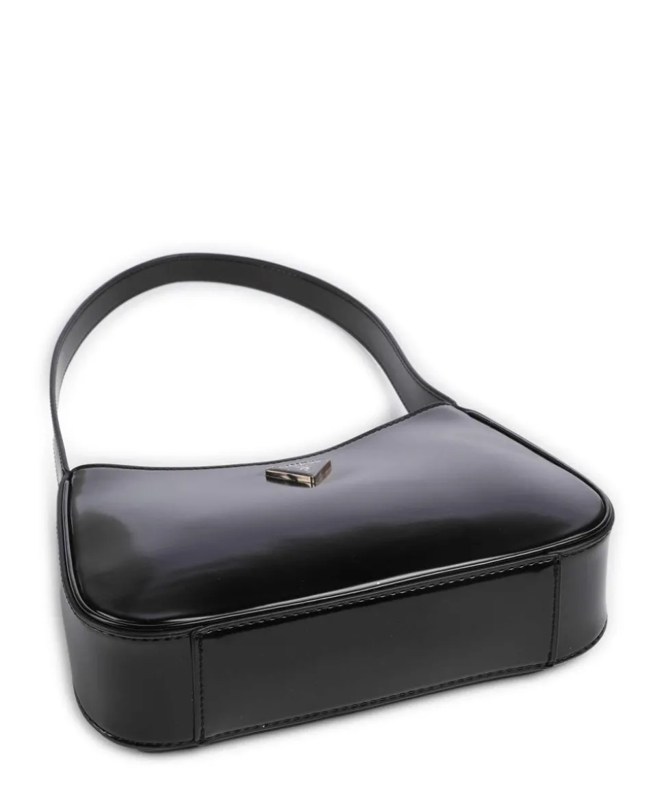 Arnela Schultertasche Lederimitat schwarz