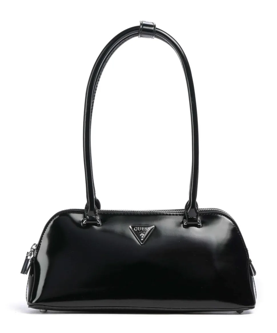 Arnela Schultertasche Lederimitat schwarz